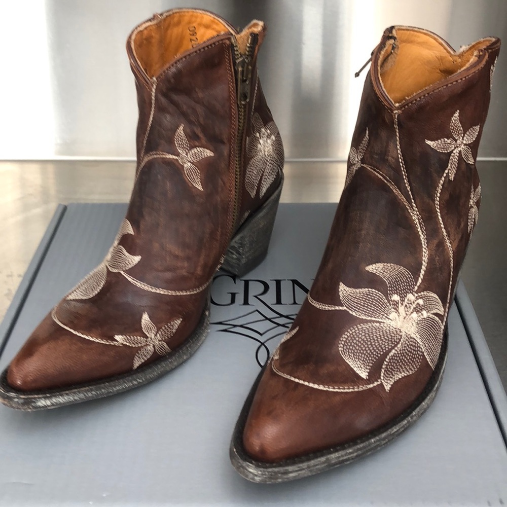 Old Gringo "Flora Loca" embroidered leather boot. NEW in box! - Picture 3 of 9